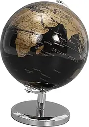 FUNNETOYU World Globe Desk Decor Geography Globe for Office Classroom and Home Educational present for Adults