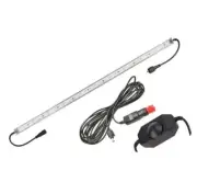 50cm White Rigid LED Camp Light Kit w/ Dimmer + Cigarette Lead