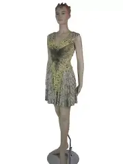 NWT RUNWAY MISSONI SEXY PUCKERED CROCHET DRESS 40 ORANGE LABEL