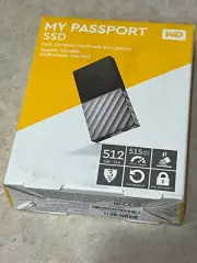 My Passport SSD Portable Storage - USB 3.1 Black/Gray 512GB NEW NIB