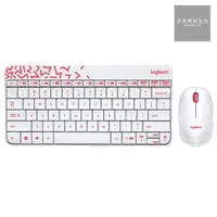 在飛比找蝦皮商城優惠-羅技Logitech Nano 無線鍵鼠組 MK240 紅白