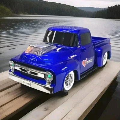 Blue - Car Truck - Portable Bluetooth Speaker W/ USB Port/FM Radio/Aux Inputs