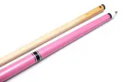 Delta 58 in. NT-JB-1 Jump/Break 3-Piece Canadian Maple Pink Pool Cue Stick