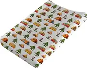 Camping Baby Changing Pad Covers,Unisex Fitted Changing Pad Cover for Baby Boys Girls,Comfortable Breathable Camping Changing Table Cover,Polyester Easy Care Diaper Changing Pad Cover Sheets