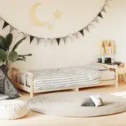 vidaXL Kids Bed Frame 90x190 cm Solid Wood Pine