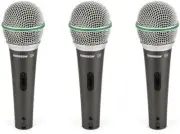 Samson Q6 Dynamic Microphone 3-Pack