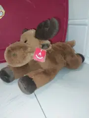 Aurora 12” Moosie Moose Flopsie Plush Stuffed Animal Brown