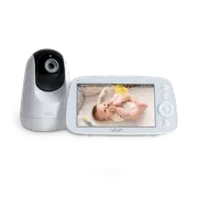 VAVA 5" 720P HD Display Video Baby Monitor with Camera and Audio, IPS Screen, 1000ft Range, 4500 mAh Battery, Two-Way Audio, One-Click Zoom, Night Vision and Thermal Monitor