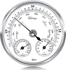 Outdoor Barometer Thermometer Hygrometer - 5In Barometer Weather Station