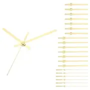 Clock Hands Kit, 8 Set Aluminum Wall Clock Hands Parts Replacement , Gold, A14