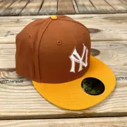 NEW ERA 59Fifty Fitted Hat New York Yankees Rust Gold