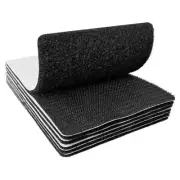 6 Sets 4x6 inch Hook and Loop Strips with Adhesive Hook and Loop Tape