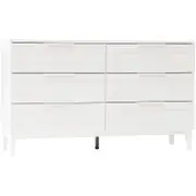 Tenley 6 Chest of Drawers White