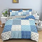 Geometric Bedding Sets Luxury Duvet Cover Bedclothes Twin Queen Comfortable Bed Room for Kids Home Textile,01,King(210x245cm)