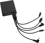 HOLIDYOYO Portable Safe Box Power Supply Multi-Port Power Supply Box for Door Locks Electronics with Led Lights