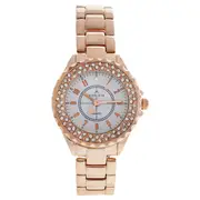 2033L-GPW Rose Gold Stainless Steel Bracelet Watch by Kim & Jade for Women - 1 Pc Watch