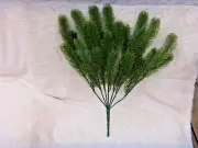 17" PINE BUSH (x7 STEM) (PLASTIC) ARTIFICIAL FLOWERS