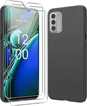 [Electro-weideworld] Case for Nokia G42 + [3 Pack] Screen Protector, Ultra Thin Shockproof Soft TPU Protective Case Cover for Nokia G42