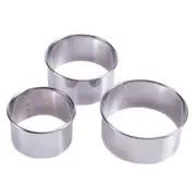 Scullery Essential Plain Scone Cutter & Food Rings Set of 3