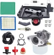 498170 Carburetor - 795259 Air Cleaner Primer Base - 699056 790849 Spring Kit for Briggs & Stratton 122000 Model 4 HP -7 HP Engines with No Choke
