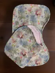 Curved Baby burp cloths Organic Cotton May Gibbs Print Set Of 2 Handmade.