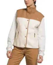 NWT The North Face Womens Cragmont Snap-Front Fl Gardenia WhiteAlmond Butter XXL