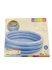 NIB Intex Crystal Blue Kids Outdoor Inflatable 66" x 15"Swimming Pool- Free Ship