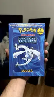 Arte Lugia - EX Unseen Forces - Livro Half Deck (Português) Selado Raro 2006