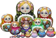 Nesting Dolls Stacking Dolls Russian Dolls Russian Matryoshka 15 Pieces Matryoshka Russian Dolls Exquisite Handicrafts Matryoshka Dolls Russian Nesting Dolls