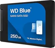 Western Digital WDS250G3B0A-EC SA510 Internal WD Blue SATA SSD, 250 GB, 2.5 Inch (Read: Up to 555 MB/s Write)