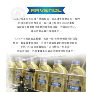 【RAVENOL】MVB 5W30 SN 全合成機油-單瓶 | 金弘笙