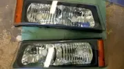 2003-2006 Chevy pickup black park light lamp set CBL-JH-CSIL03-AM-BK **NEW**