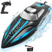 Catzon Remote Control Boat 20MPH High Speed Rechargeable for Pools Lake