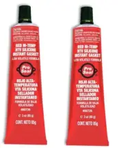 PRO SEAL RED HI-TEMP RTV Silicone Instant Gasket 80726 (2 Pack) PROSEAL