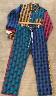 RARE | Charles Goodnight Flannel Pajamas Love Affair Crew Gift | Beatty, Benning