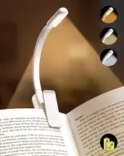 Book Light,Reading Lights for Books in Bed,Aaa Battery Clip-On Led Reading Light