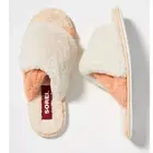 Sorel Go Mail Run Faux Fur Cotton Slippers, Cozy House Shoes , Cream, Size 9, NW