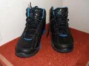 BRAND NEW BOY'S AND1 BLACK w/ BLUE TRIM ATHLETIC SHOES w/ LACES