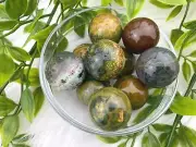 Ocean Jasper Sphere - Natural Ocean Jasper Crystal Ball - 1" Ocean Jasper