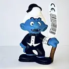 Smurfs Charlie Chaplin Actor Smurf Figure Movie Cinema Series 20716 NEW w/Tag