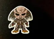 Predator Chibi Laptop Sticker