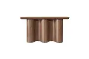 Jaya Wave 150cm Console Hallway Entrance Table Walnut