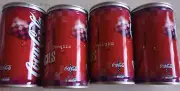 4 NEW NASCAR COCA-COLA CANS: CRAYONS, COLORED PENCILS, PASTELS, WATERCOLOR LOT