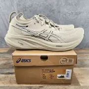 Asics Gel Nimbus 26 Size 11 Mens Feather Grey Black Casual Running Shoes