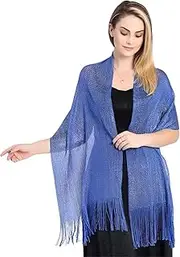 [KUMSODE] Stole Women's Scarf Summer Scarf Women's Festive Stole Stole for Evening Dress Glitter Scarf for Wedding Dress