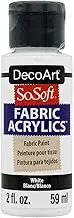 SoSoft Fabric Acrylic Paint 2oz - White