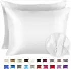 Satin Pillowcase for Hair and Skin Silk Pillowcases - 2 Pack, Satin Pillowcases