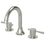 Harrington Three Hole Basin Set with Lever Handle