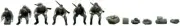 ARTITEC German Soldiers 6 figures Autumn clothing 1/87 Finished model Set