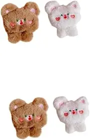 [SHERCHPRY] Brooch Plushies Back Cartoon Back Stuffed Animal Back Clothes Pins